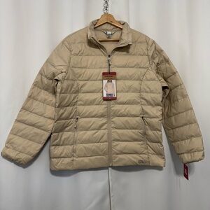 Eddie Bauer Women’s Down Packable Light Tan Jacket Size: XL
